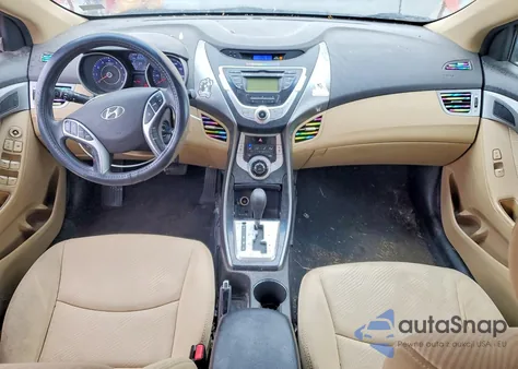 2012 Hyundai Elantra Gls z USA, uszkodzony, nr VIN KMHDH4AE5CU441207